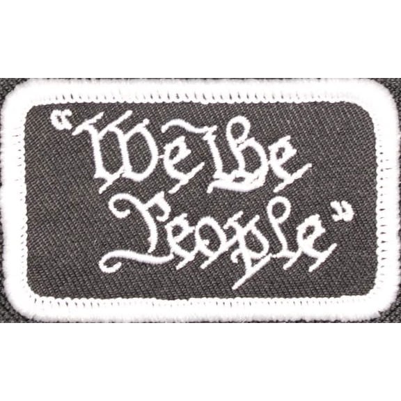 We The People Embroidered Patch