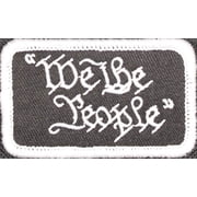 We The People Embroidered Patch