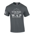 thumbnail image 1 of We The People Got That W.A.P Funny Patriotic Flag Mens Short Sleeve T-shirt Graphic Tee-Charcoal-4xl, 1 of 4