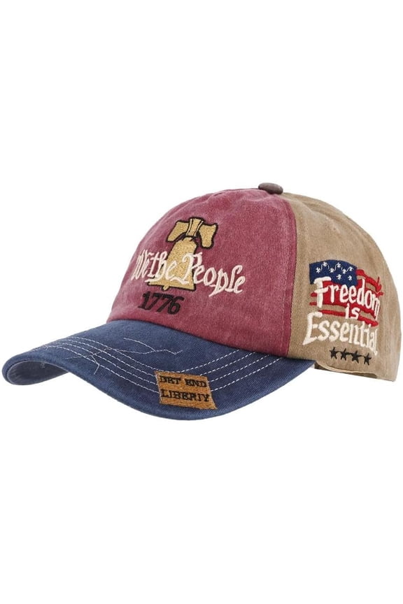 We The People Hat Have Had Enough Baseball Cap,1776 Star Badge Cotton Baseball Hats for Men Women Patriotic Caps