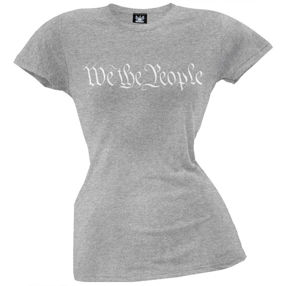 We The People Heather Grey Juniors T-Shirt - X-Large
