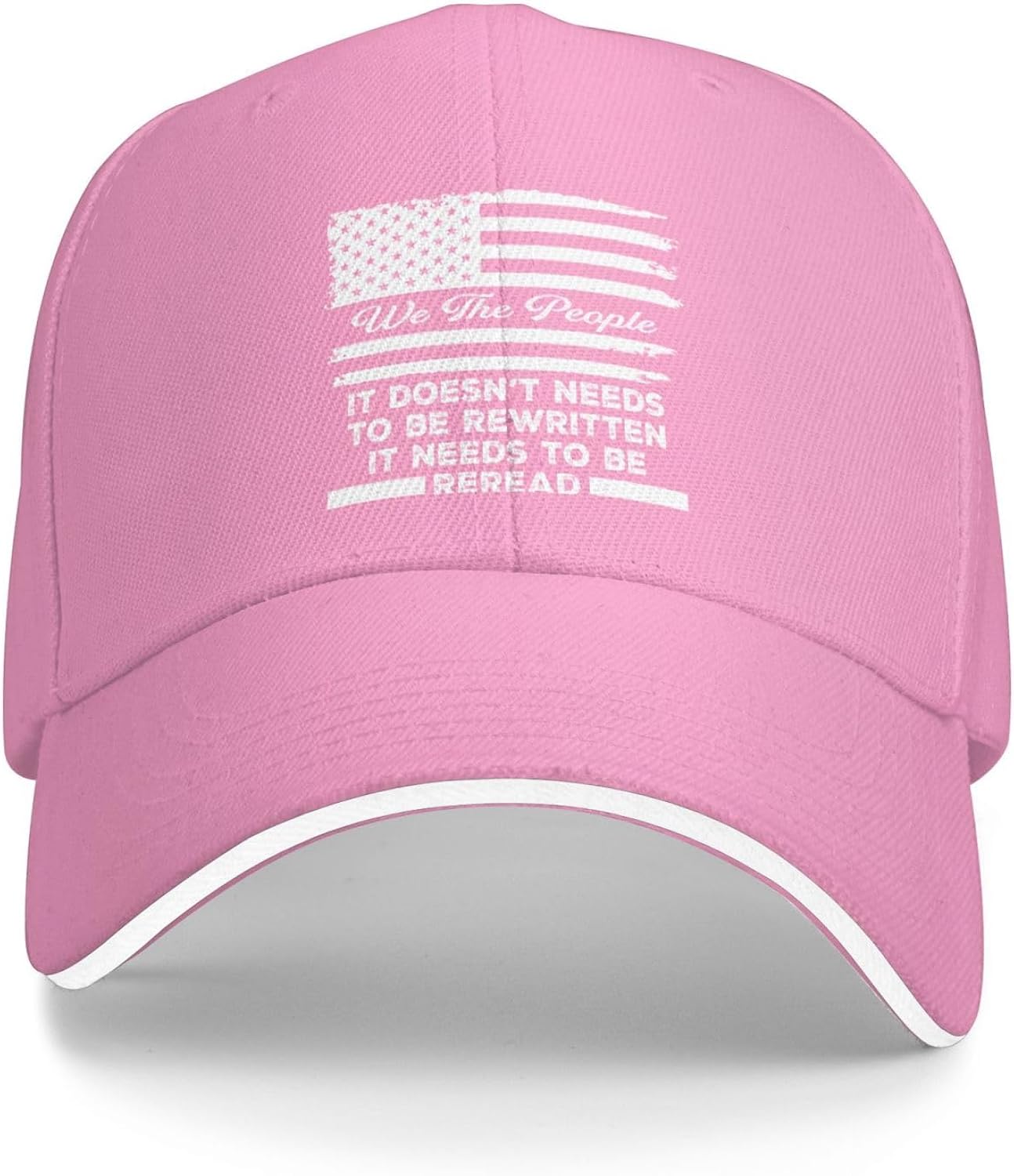 We The People It Doesn't Needs to Be Rewritten Hat Women Baseball Caps
