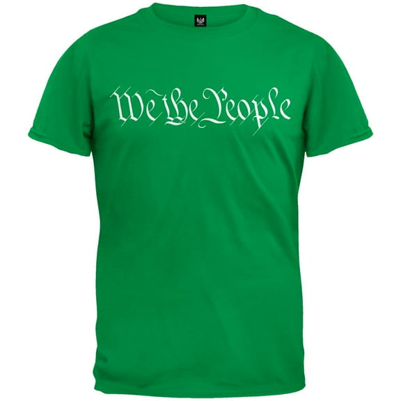 We The People Kelly Green T-Shirt - X-Large