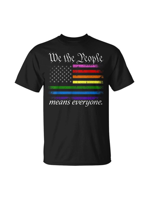We The People Means Everyone Usa Lgbt Equality TShirt