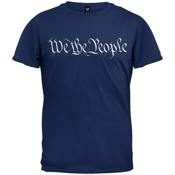 We The People Navy T-Shirt - X-Large