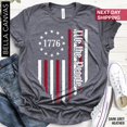 thumbnail image 1 of We The People Shirt: Vintage USA Flag 1776 - +Tee All Size S-5Xl, 1 of 5