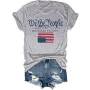 We The People Shirt We The People Have Had Enough Shirts For Women Man American Flag Patriotic T Shirt