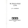 thumbnail image 1 of Pre-Owned We Think the World of You (Paperback 9780916870362) by J R Ackerley, 1 of 1