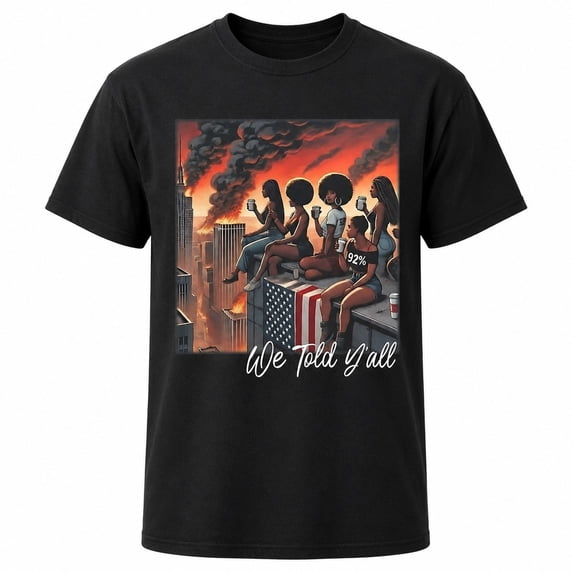We Told Y'all Graphic T-Shirt, Women's History Statement Tee, Unisex Fit