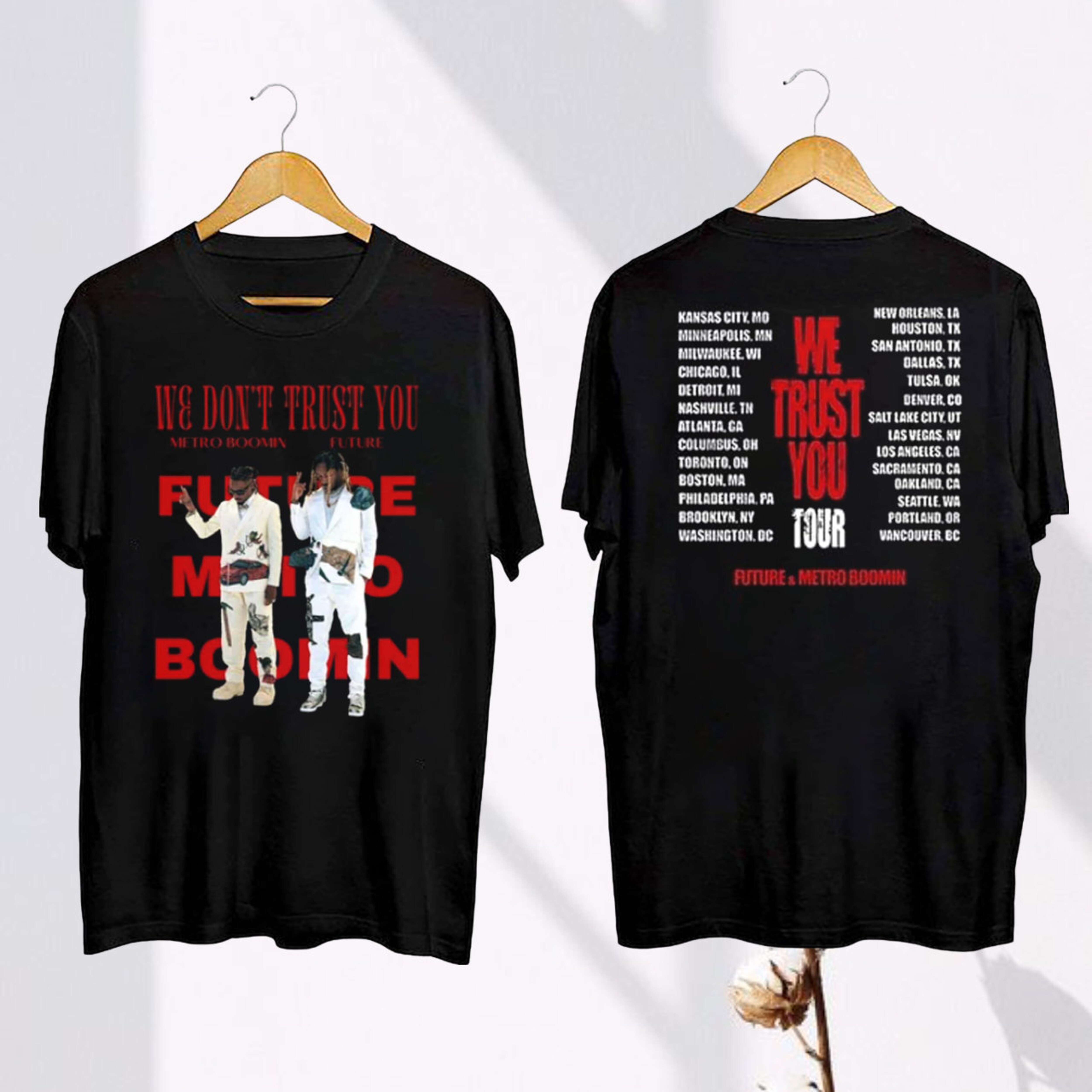 Future Tour Tシャツ Rap tee Metro Boomin Future Tour Tシャツ Rap tee Metro Boomin METRO BOOMIN T