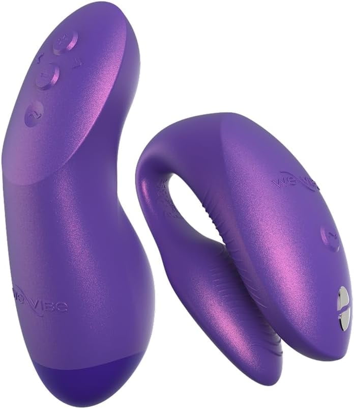 we-vibe unite 2.0 couples vibrator in purple Buy the Unite 2.0 Remote Control Rechargeable Silicone Couples Vibrator main image 1
