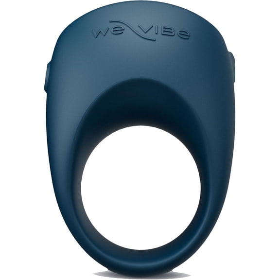 We-Vibe Pivot 2 Rechargeable Silicone Vibrating Ring for Men, App Control, 10 Vibration Modes, Waterproof, Dark Blue