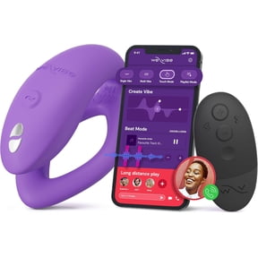 We-Vibe Sync O Bluetooth Sex Toy, App Control Couples Vibrator for Clitoral Vibration & Sexual Wellness – Purple