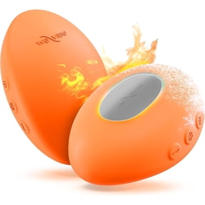 We-Vibe Temp Rechargeable Personal Massager with Heating & Cooling Features, Waterproof, Orange