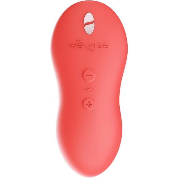 We-Vibe Touch X Rechargeable Personal Massager for Women, Waterproof Compact Design, Coral