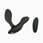 We-Vibe Vector+ Vibrating Prostate Intimate Massager, Charcoal Black