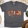 thumbnail image 1 of We Walk by Faith Not by Sight T-Shirt | 2 Corinthians 5:7 Christian Tee, Dark Heather, Size 3XL, 1 of 6
