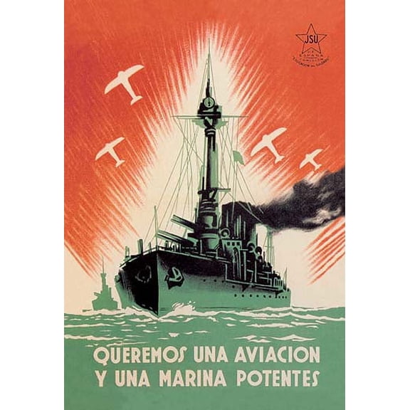 We Want a Powerful Air Force and Navy Fine art canvas print (20" x 30")