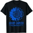 thumbnail image 1 of We Wear Blue Colon Cancer Awareness Colorectal Cancer Month T-Shirt, 1 of 4