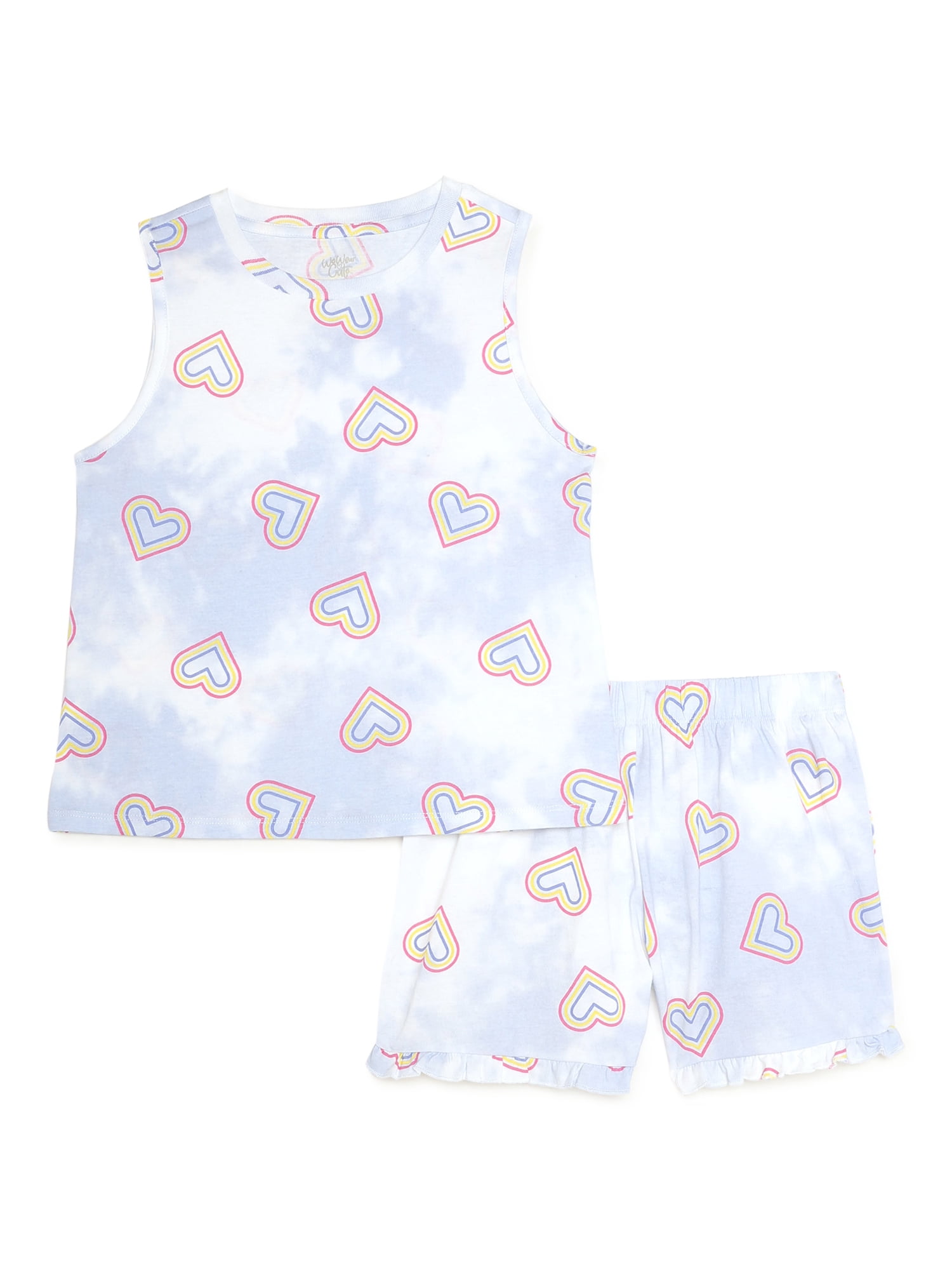 We Wear Cute Girls' Tank Top and Shorts Outfit Set, 2-Piece, Sizes 4-16