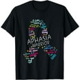 thumbnail image 1 of We Wear Gray Ribbon Aphasia Warrior Awareness In June T-Shirt, 1 of 4