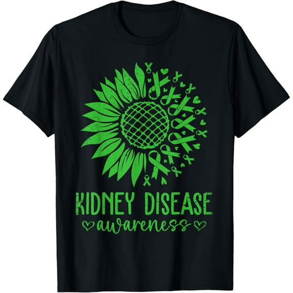 We Wear Green Kidney Disease Awareness CKD Month T-Shirt