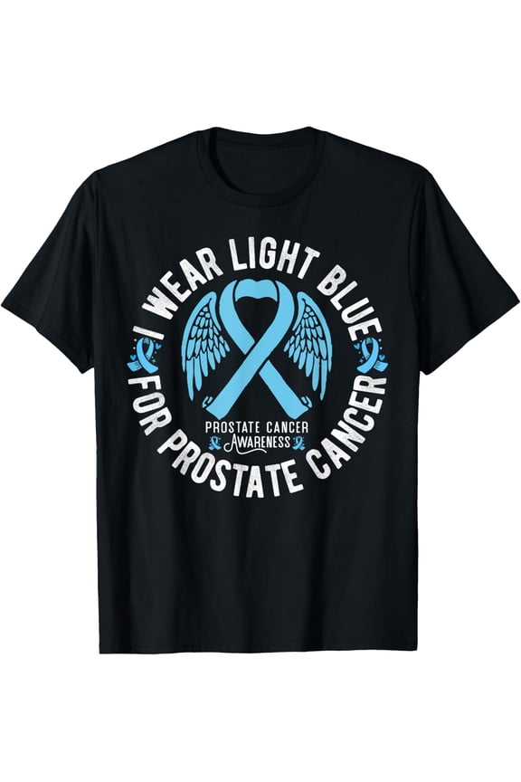 We Wear Light Blue Prostate Cancer Awareness Month T-Shirt 2