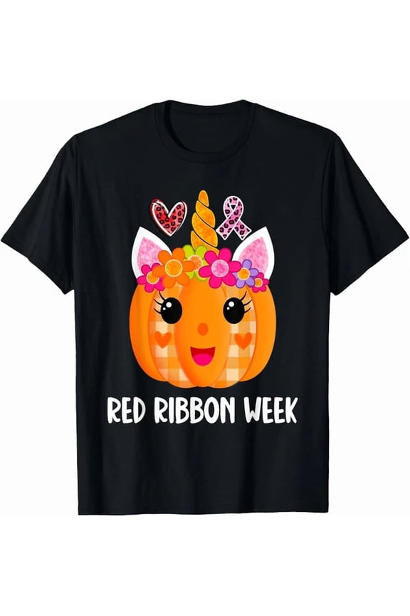 We Wear Red For Red Ribbon Week Awareness Red Unisex S-5XL T-Shirt