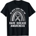 thumbnail image 1 of We Wear Zebra Print Rare Disease Awareness EDS Family Group T-Shirt, 1 of 4