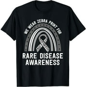 We Wear Zebra Print Rare Disease Awareness EDS Family Group T-Shirt