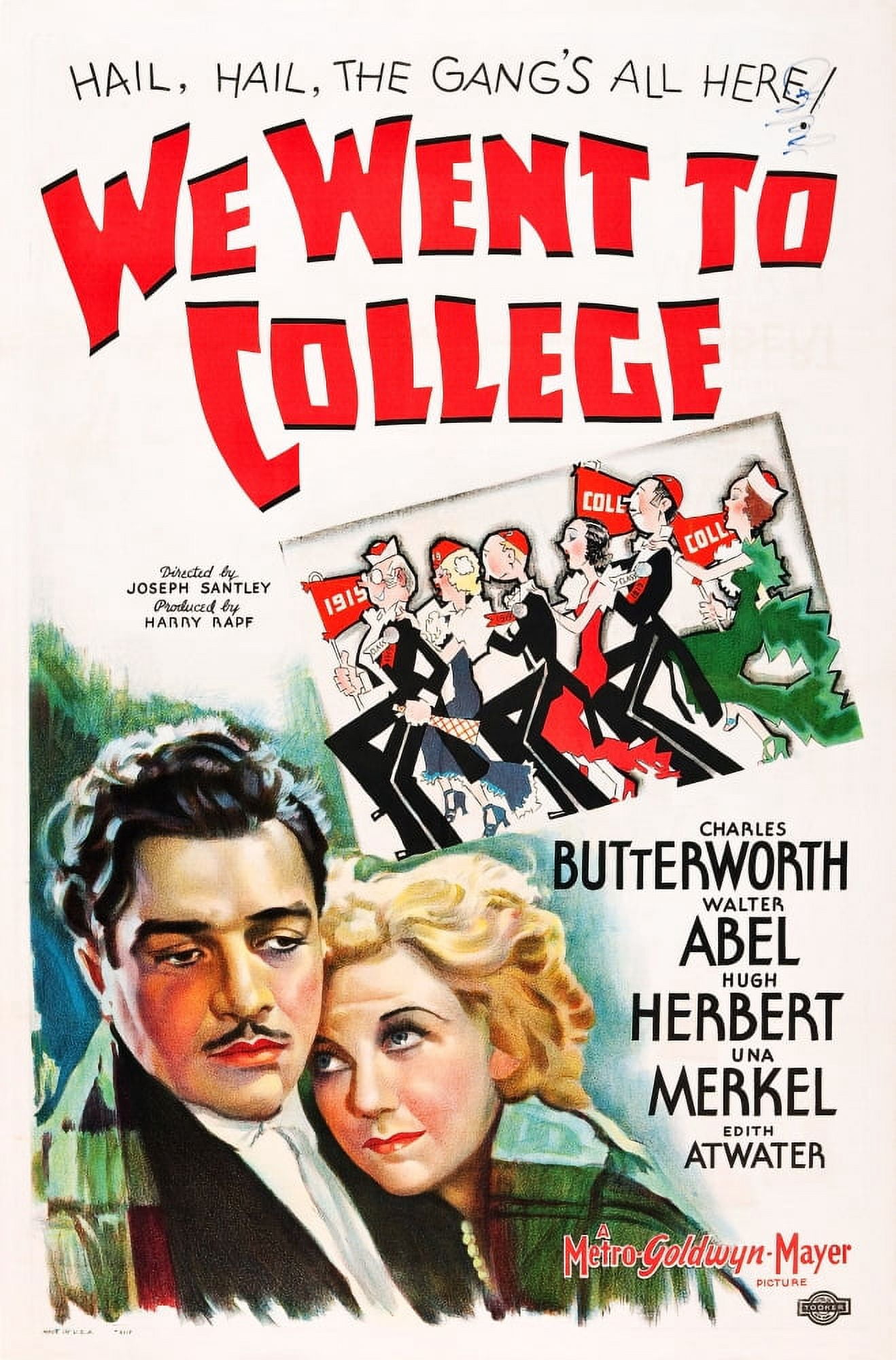We Went To College U Canvas Art -  (11 x 17)