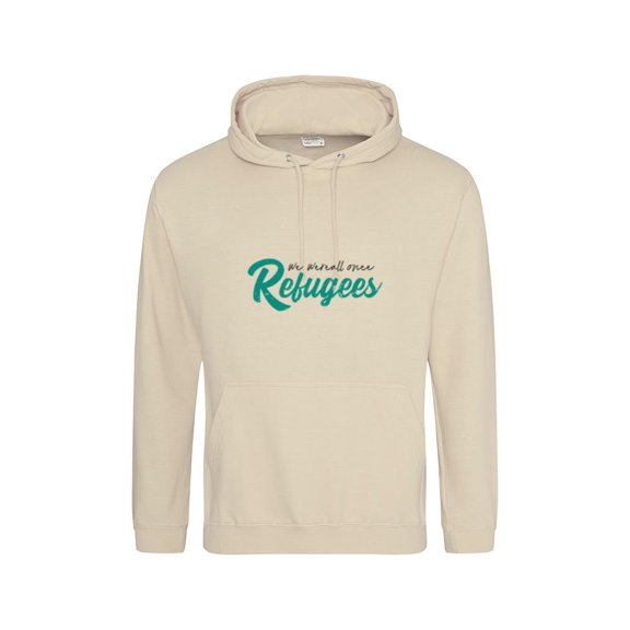 We Were All Once Refugees Refugee Care Shirt Compassion Graphic Hoodie, up to size 5XL