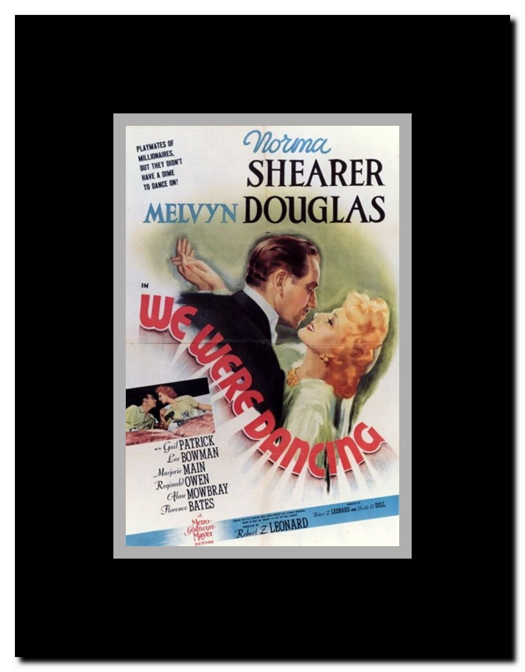 We Were Dancing Framed Movie Poster