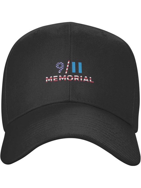 We Will Never Forget 911 Memorial Hat Adult Adjustable Classic Casquette hat Baseball Cap Black