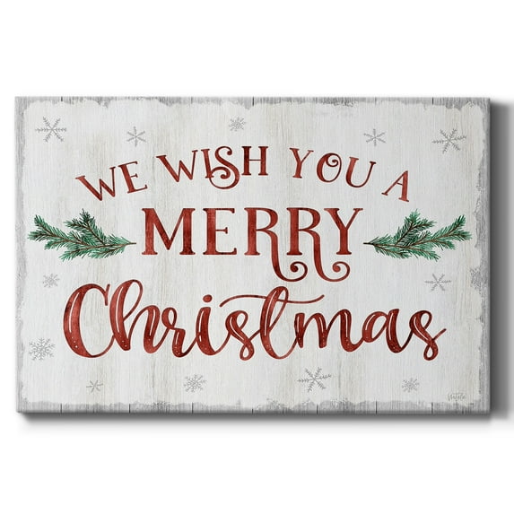 We Wish You- Gallery Wrapped Canvas