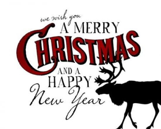 We Wish You a Merry Christmas Canvas Art - Amy Cummings (24 x 30)