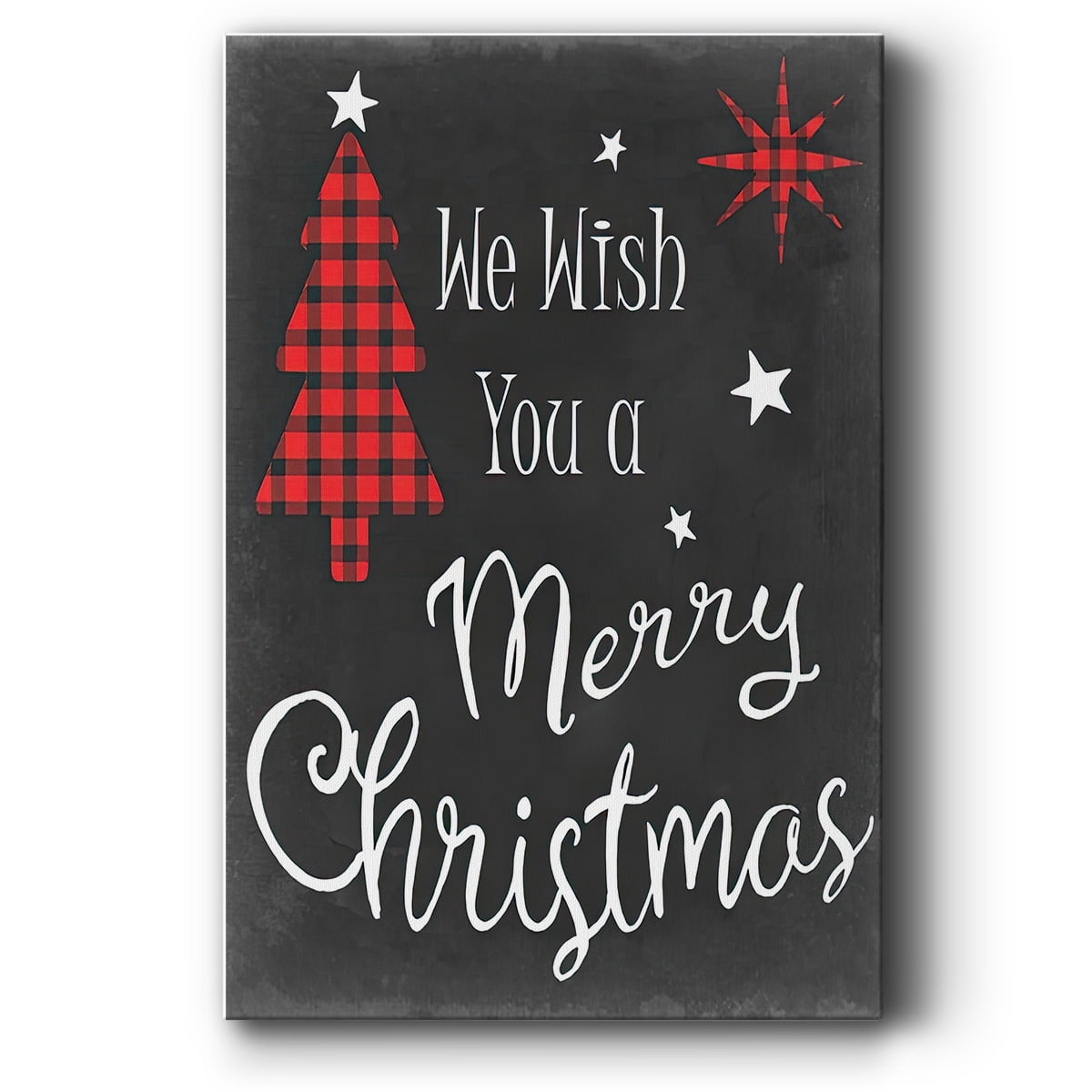 We Wish in Red- Gallery Wrapped Canvas