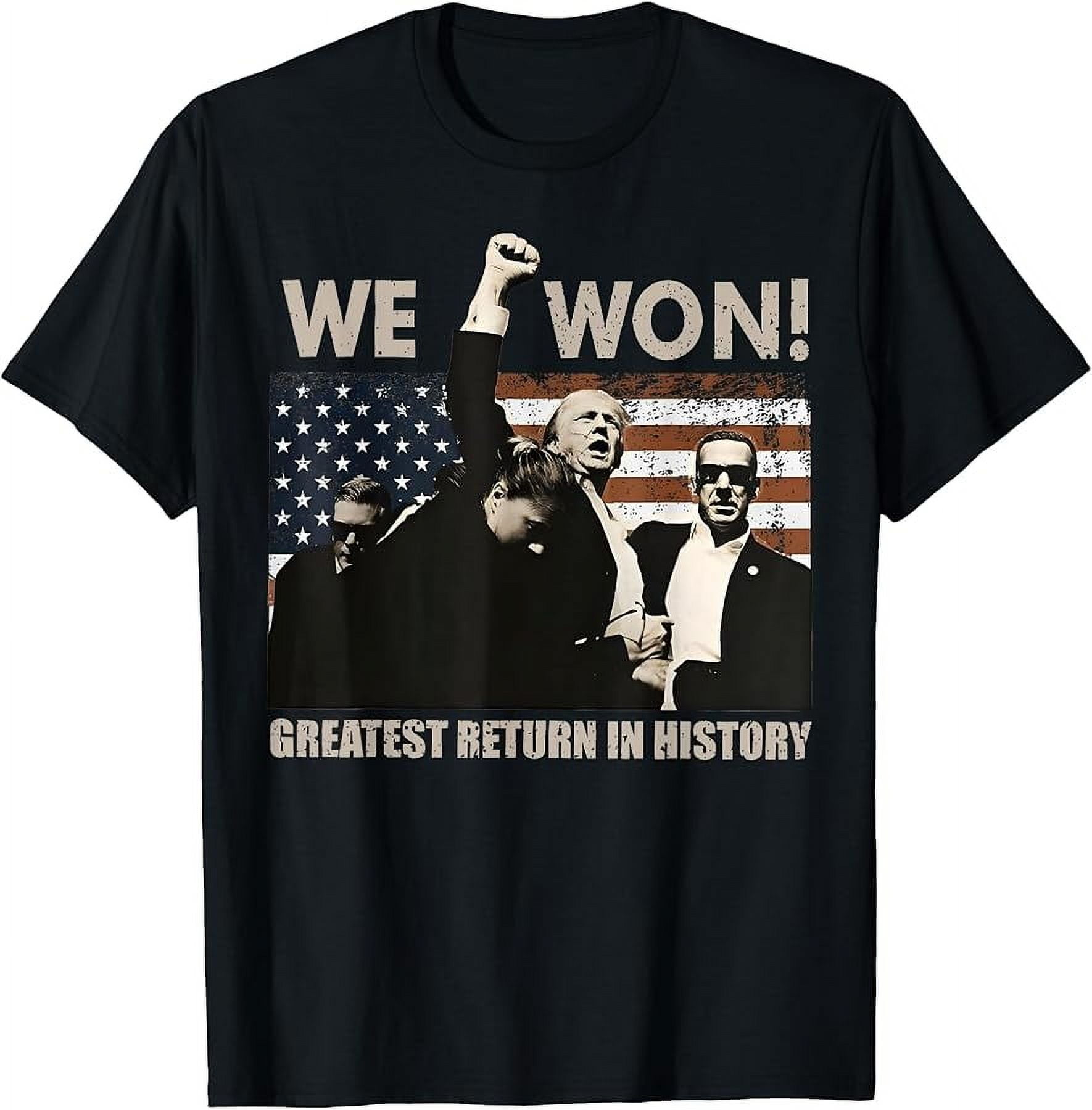 We WonDonald Trump Won 2024 Election Inauguration President TShirt