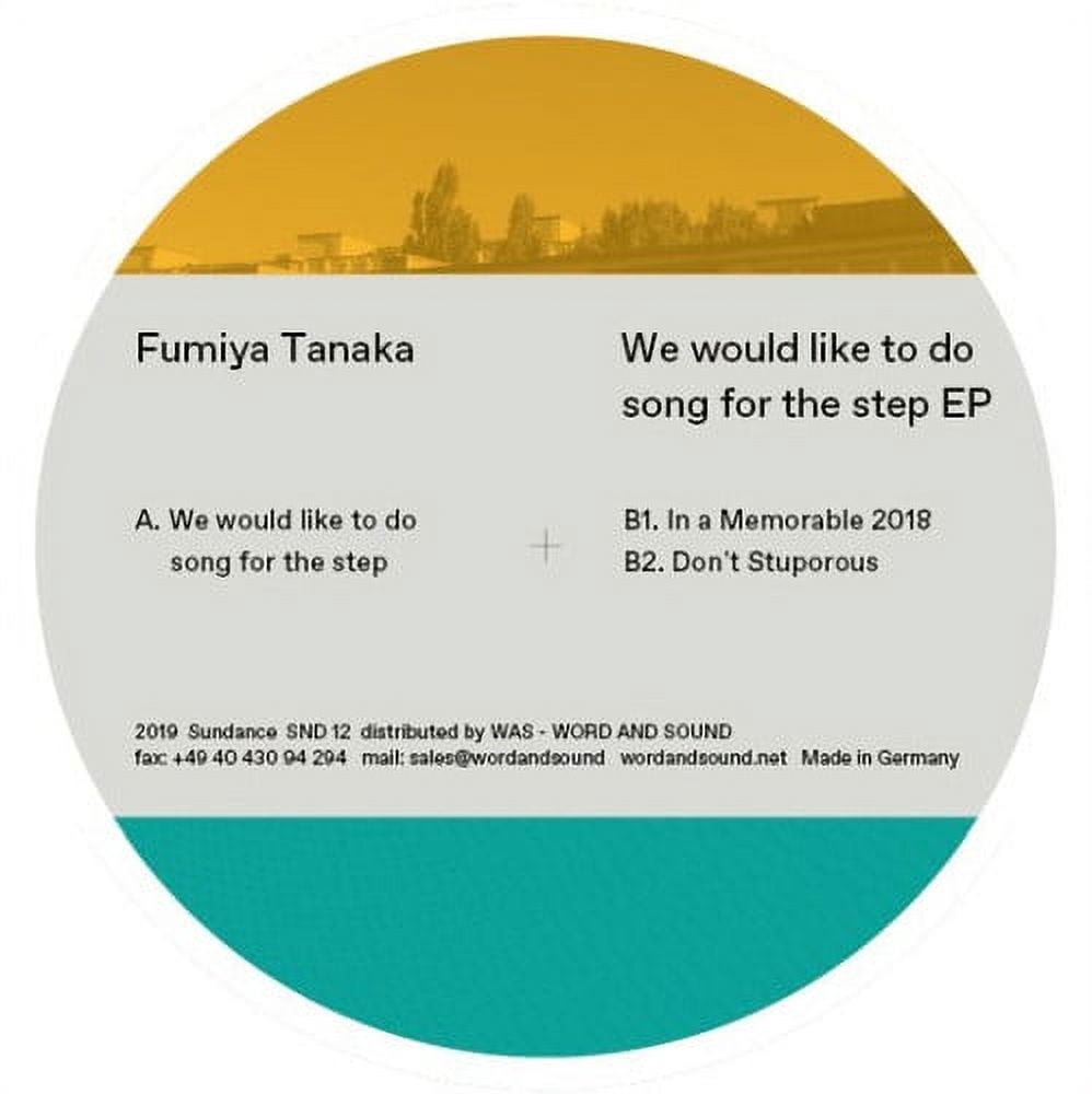 Fumiya Tanaka - We Would Like to Do Song for the Step - Music & Performance - Vinyl