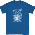 thumbnail image 1 of We are All Made of Stars T-Shirt Trippy Astronomy Astrology Gift Tee - Royal Blue, S, 1 of 1