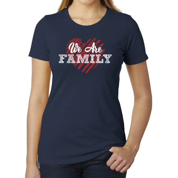We are Family -Family Reunion Woman's T-shirts - Heather Navy MH200WFAM S22 XS