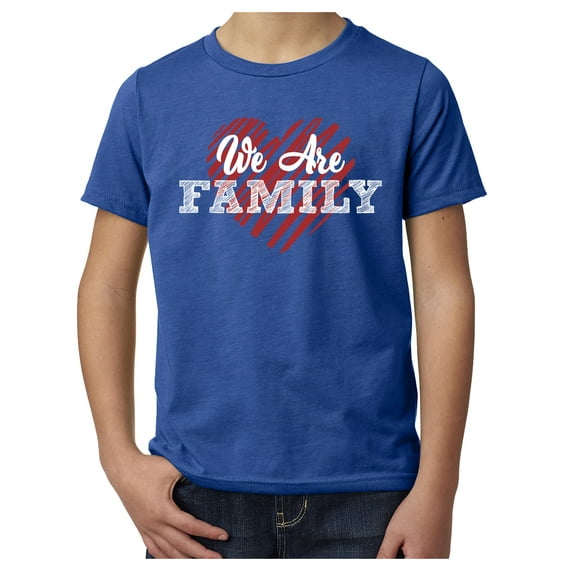We are Family -Family Reunion youth T-shirts - Royal MH200YFAM S22 M