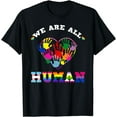 thumbnail image 1 of We are all Human Heart Pride-LGBT History Month T-Shirt, 1 of 3