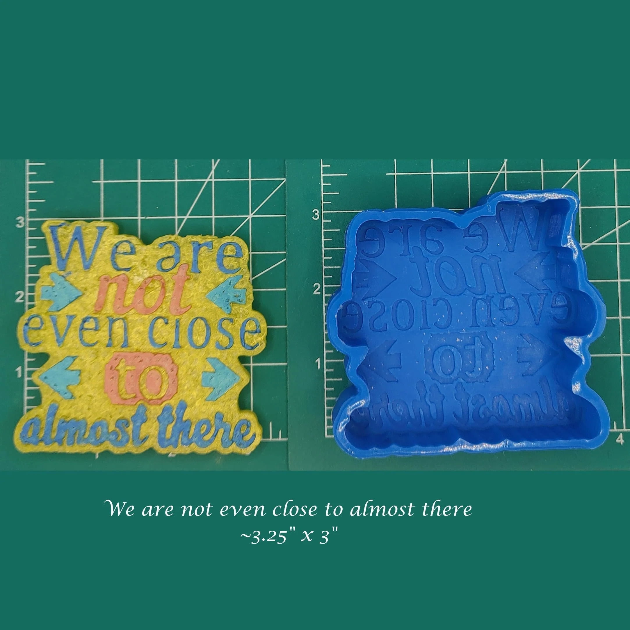 We are not even close to almost there Silicone Freshie Mold