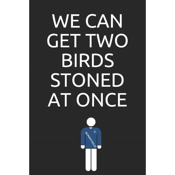 We can get two birds stoned at once (Paperback) by Global Notebooks