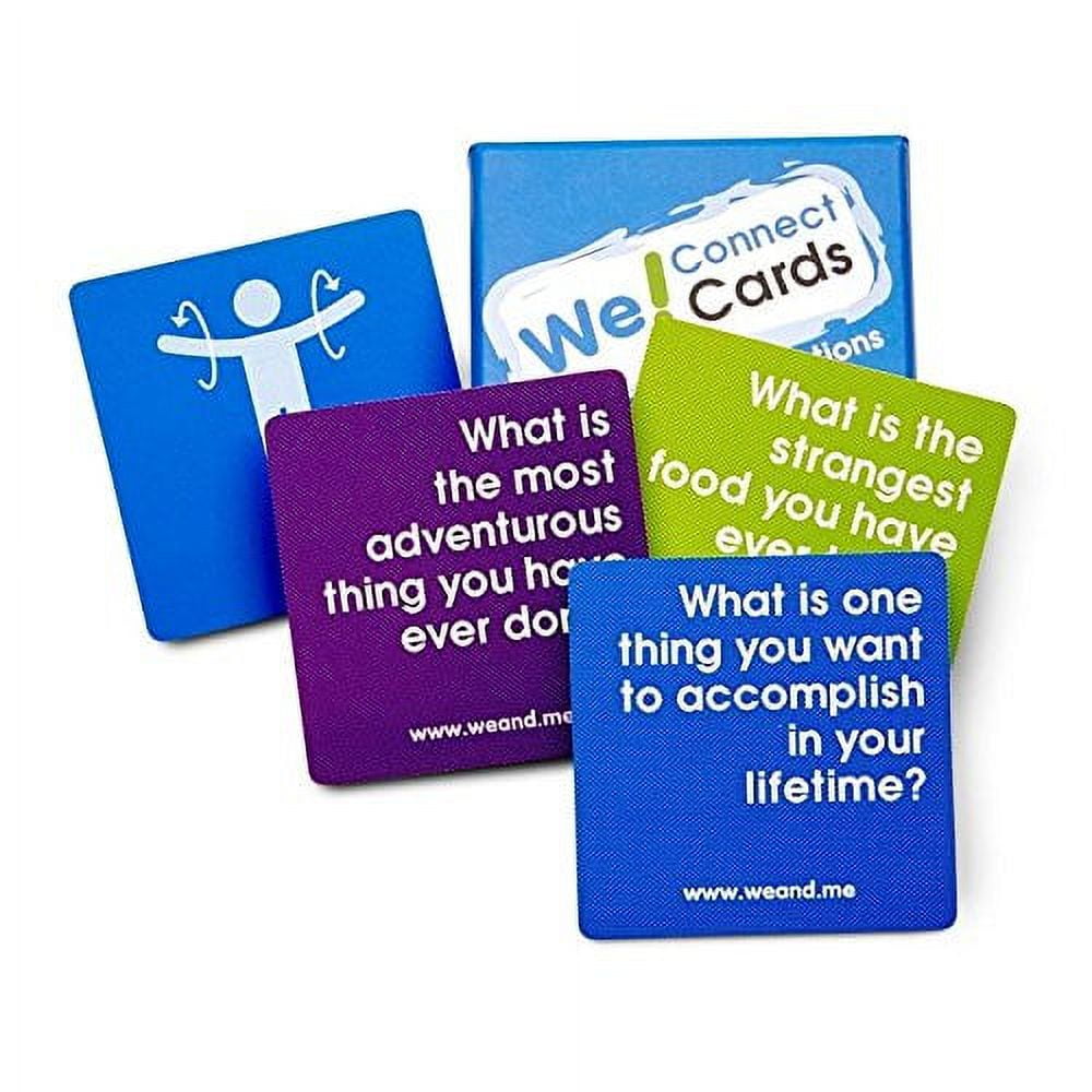 We! connect cards 60 conversations Starters Icebreaker Questions 