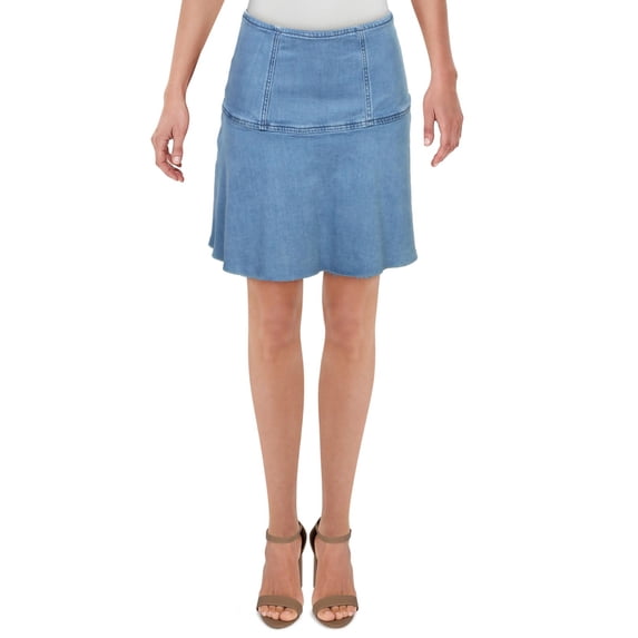 We the Free Women's Highlands a Line Skirt Blue Size 0