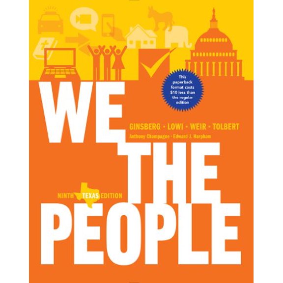 Pre-Owned We the People: An Introduction to American Politics (Paperback) 0393137759 9780393124385