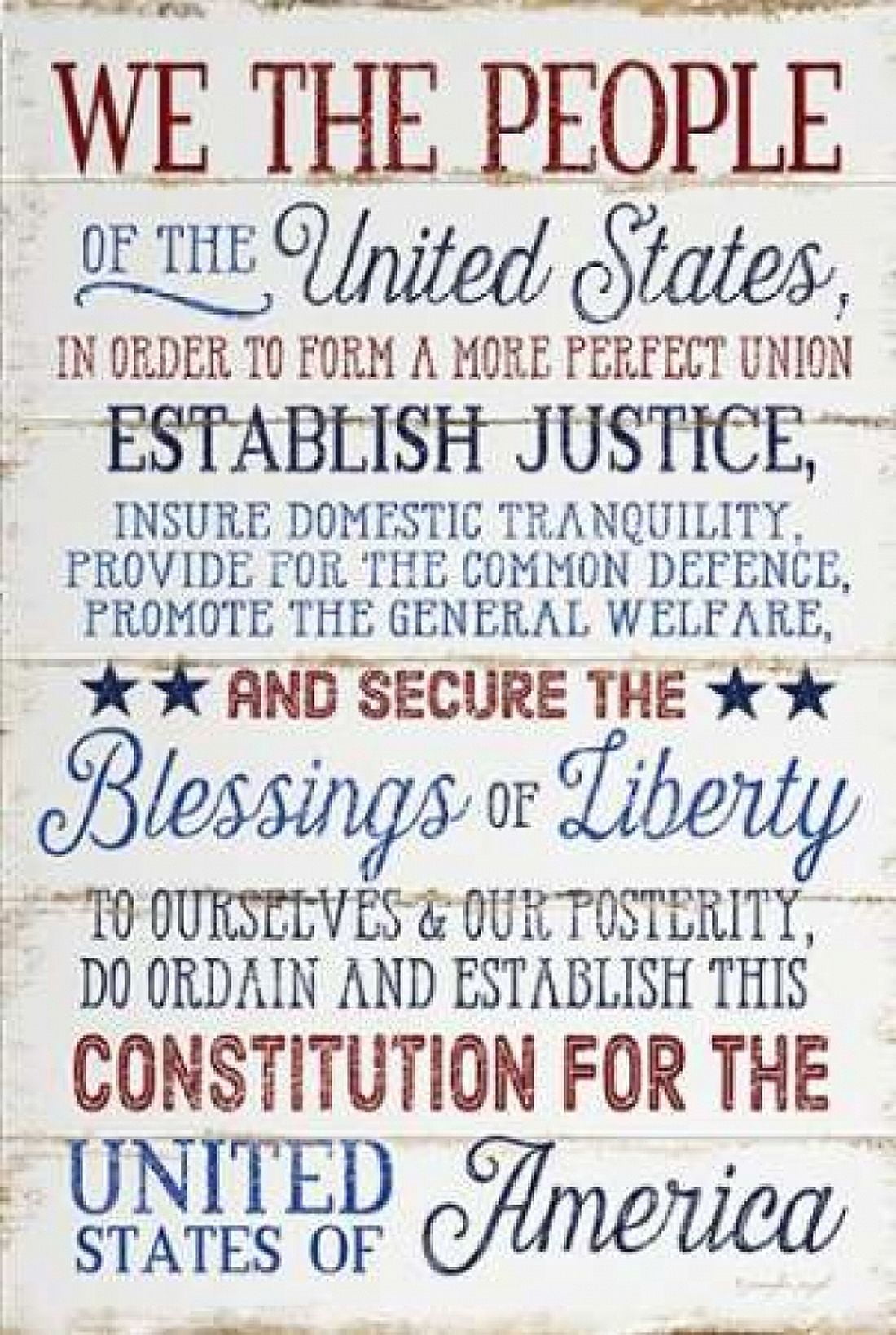 We the People Canvas Art - Jennifer Pugh (24 x 36)