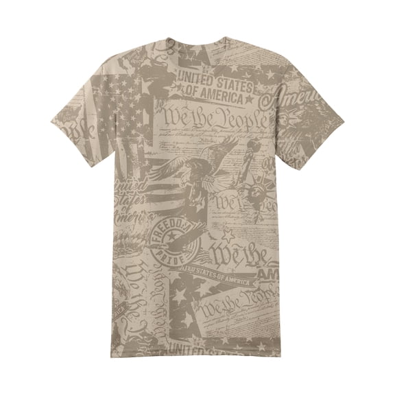 We the People Constitution All-Over Graphic Short Sleeve Tee